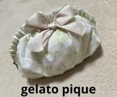 gelato pique ジェラートピケ リボン ポーチ