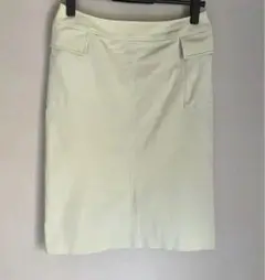 ofuon ストレッチコットンタイトスカート　ペールグリーン