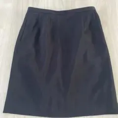 【匿名配送】事務服スカート　L 黒　17号　両ポケットあり　シワあり