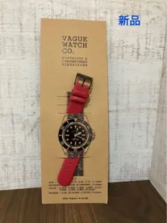 新品 VAGUE WATCH CO. 腕時計用 ベルト 赤