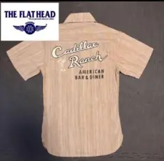 【新品】THE FLAT HEADフラットヘッド 半袖ワークシャツ
