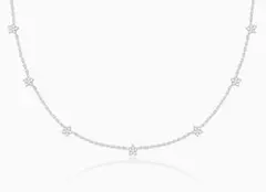 ［未使用、箱付］シルバーネックレス　スター