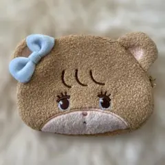 mikko ラテ　ダイカットフェイスポーチ