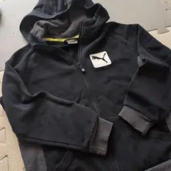 PUMA フード付きジャケット 130サイズ 黒