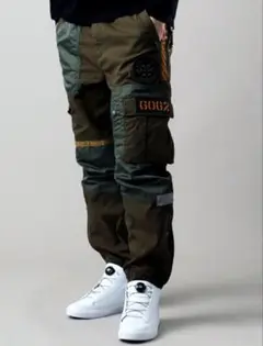AVIREX コンビネーション ヘリパンツ ジョガーカーゴパンツ M