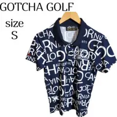 【夏物最終価格】ガッチャ☆　メンズ　ポロシャツ　ネイビー　S