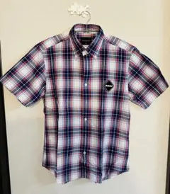 【美品】F.C Real Bristol 半袖シャツ チェック柄 Mサイズ