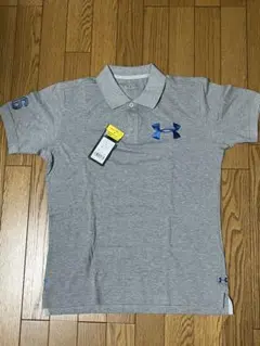 新品未使用 UNDER ARMOUR グレー ポロシャツ Mサイズ