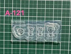 3Dネイルシリコンモールド 熊　クマさん　A-121