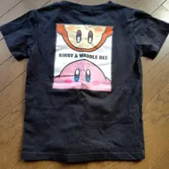 カービィ&ワドルディ Tシャツ 黒　120