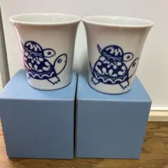 砥部焼 結晶釉 花瓶 きよし窯 山田公夫作 供箱付 B879