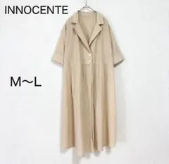 INNOCENTE イノチェンテ ロングワンピース風ジャケット 羽織り 重ね着