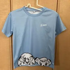 ライオンズキャラクター　水色　冷感Tシャツ　130