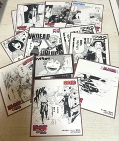 アニメイト ジャンプフェア 特典 ミニ色紙　まとめ売り