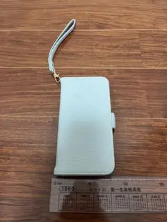 【AQUOS sense7】携帯ケース手帳型パステルブルー