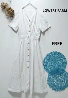 LOWRYSFARM ローリーズファーム　アサコンマエボタンワンピース
