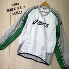 asics アシックス プルオーバー ナイロン カットソー 裏地メッシュ L
