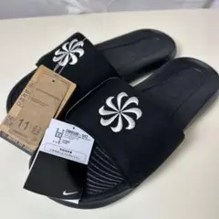 【新品】NIKE ベナッシ サンダル 風車 希少 黒 27cm 新品タグ付 NIKE ベナッシ シャワーサンダル サンダル 風車 27