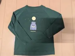 mont-bell クマと月プリント 長袖カットソー 110