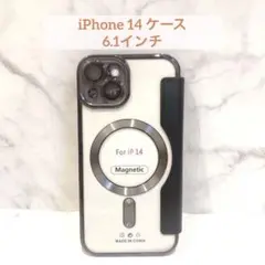 iPhone 14 ケース 手帳型 magsafe対応 6.1インチ 背面 透明
