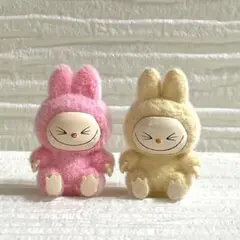 ラブブ　モコモコ　ミニフィギュア　2個セット