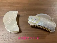 ☆キラキラ☆ねこ型ヘアクリップ ・バンスクリップ