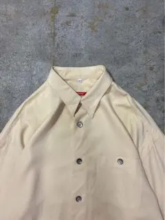 90s 無地長袖シャツ ヴィンテージ 古着