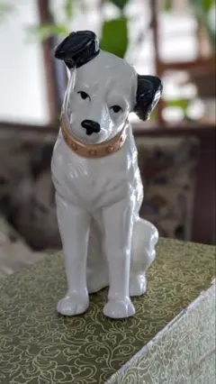 ビクター犬　ニッパー君　骨董品　金色白色セット fit=scale-down,w=1200