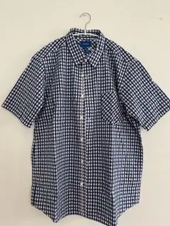 BEAMS ビームス メンズ 半袖ギンガムチェックシャツ