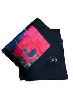 KAWS UNIQLO スウェットセット M ブラック