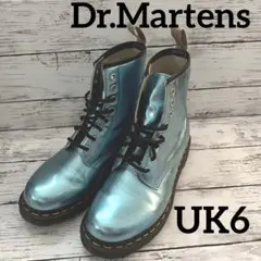 Dr.Martens ドクターマーチン 8ホール 水色 ブルー エナメル