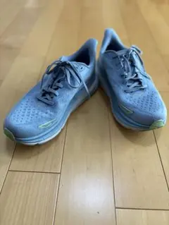 HOKA CLIFTON 9 ホカ スニーカー ランニングシューズ 水色