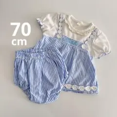 セットアップ　トップス　ブルマ　春　夏　70 ベビー　半袖