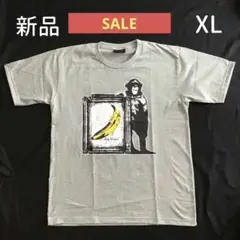 ★新品　Tシャツ XL チンパンジー バナナ バンクシー風 アンディウォーホル