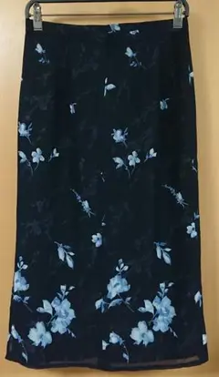 レディース 花柄スカート (L？) スリット入り
