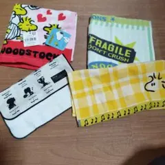 スヌーピー　タオルハンカチ　４枚セット★