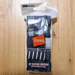 新品 Hanes ヘインズ L ボクサーパンツ 肌着 5枚セット 前開き 綿