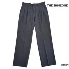 【美品】ザシンゾーン クライスラーパンツ スラックス 34 グレー