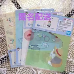 夏目友人帳　一番くじオンライン　クリアファイル　４点セット