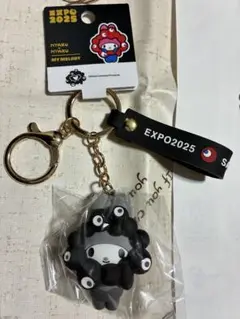 【マイメロ】大阪・関西万博会場限定　黒ミャクミャクキーホルダー　サンリオ