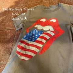 Rolling Stones★ローリングストーンズ★星条旗★バンドT★グレー★S