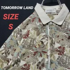TOMORROWLAND　トゥモローランド　ポロシャツ　ボタニカル柄　メンズ　S