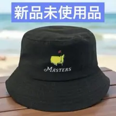 【新品未使用】マスターズ ハット ブラック【ゴルフウェア メンズ】