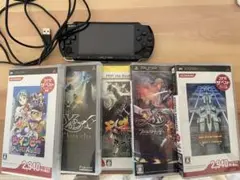 psp 初代? ソフト5本 メモリーカード付 イース ツインビー グラディウス