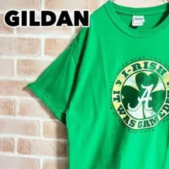 GILDAN グリーン Tシャツ I RISH IT WAS GAMEDAY
