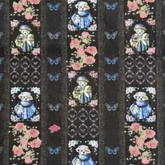 ❣️ 【限定】可愛い熊&お花柄　綿100%シーチング生地　110x100cm