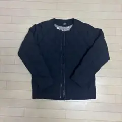 TIGORA ブラック ダウンジャケット XL ノーカラー