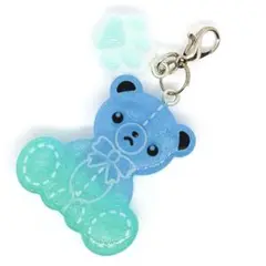 NO.39　レジン　くま　海　キーホルダー