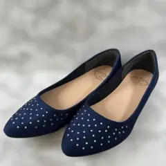 美品✨LOOP&LOOP ネイビー スパンコール パンプス LL