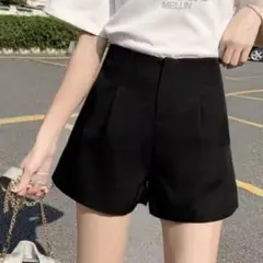 タックハイウエストショートパンツ【at1744】